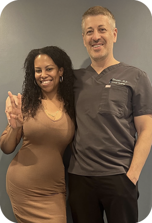 Weight loss transformation result